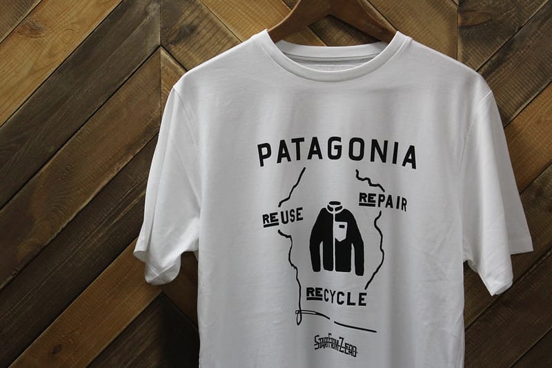 Patagonia x Start From Zero 手印絲網 T-Shirt 無料放送