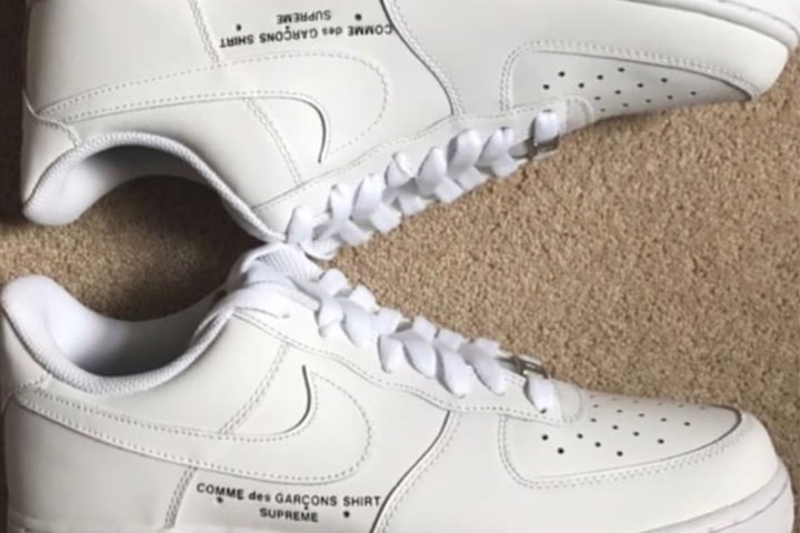 眼睛想旅行 - Supreme x COMME des GARÇONS SHIRT x NIKE AF1 出現錯板