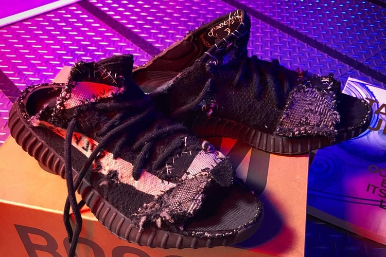 What If!?村上隆親自打造聯乘版 YEEZY BOOST 350 V2 拖鞋