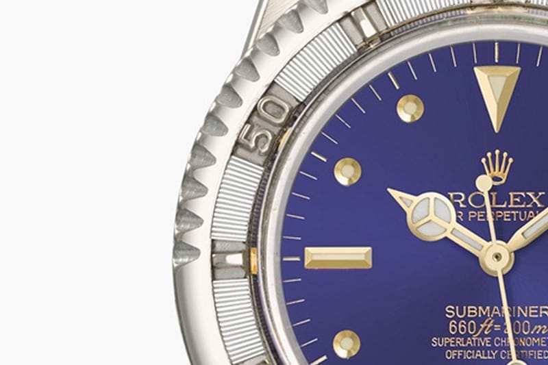 Rolex 從未公開發售的白金原型 Submariner 成為系列中最高價值的一枚