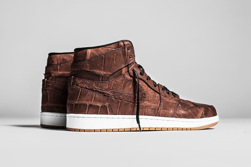 Air Jordan 1 Nile Crocodile Custom by The Shoe Surgeon