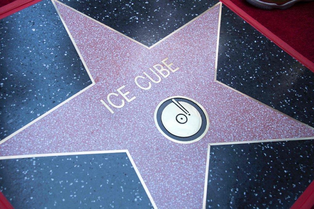 Ice Cube Gets His star on the Hollywood walk of fame