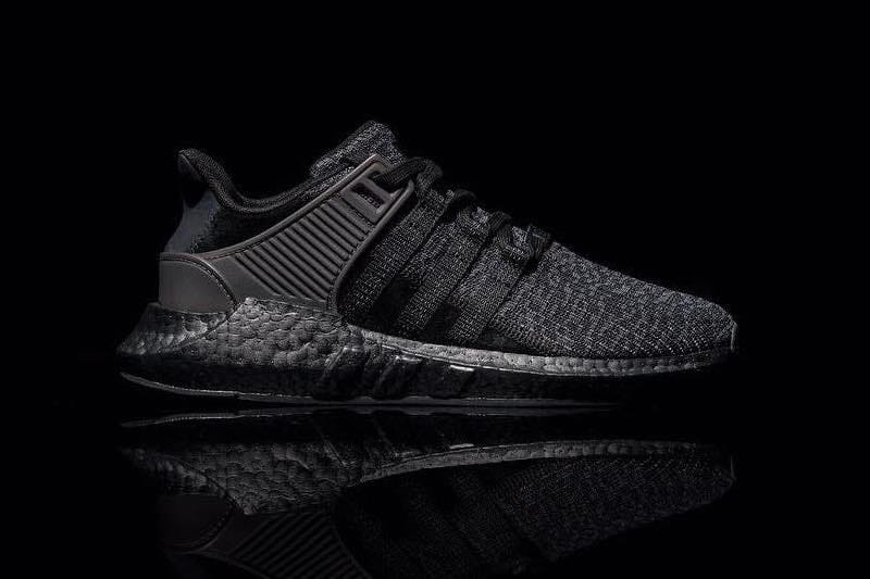 率先近賞 adidas Originals EQT Support 93/17 全黑配色
