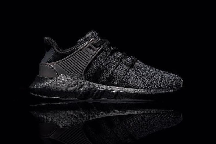 率先近賞 adidas Originals EQT Support 93/17 全黑配色