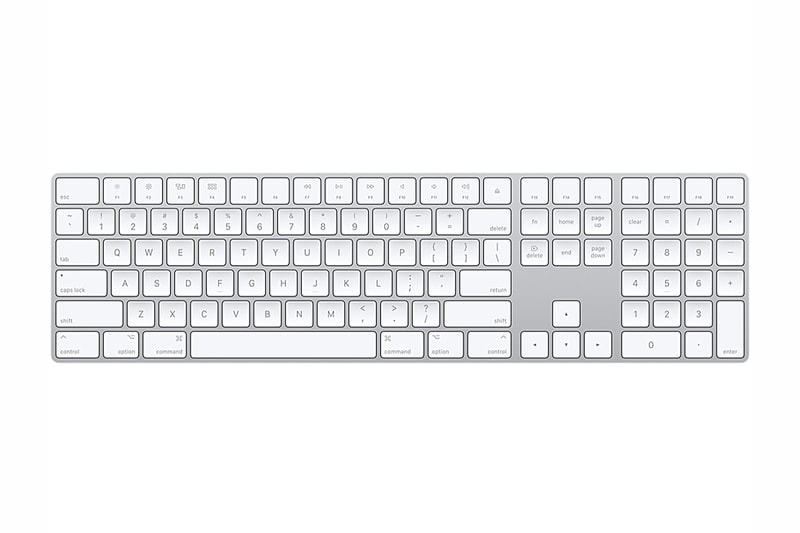 Apple 推出全新配備數字鍵盤之 Magic Keyboard