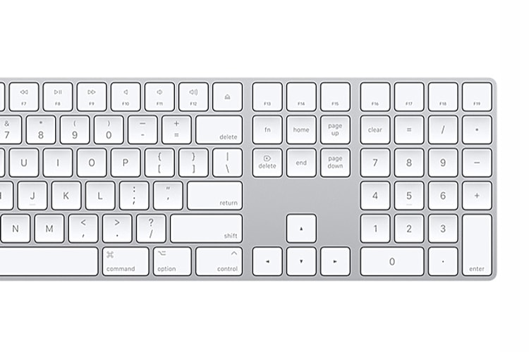 Apple 推出全新配備數字鍵盤之 Magic Keyboard