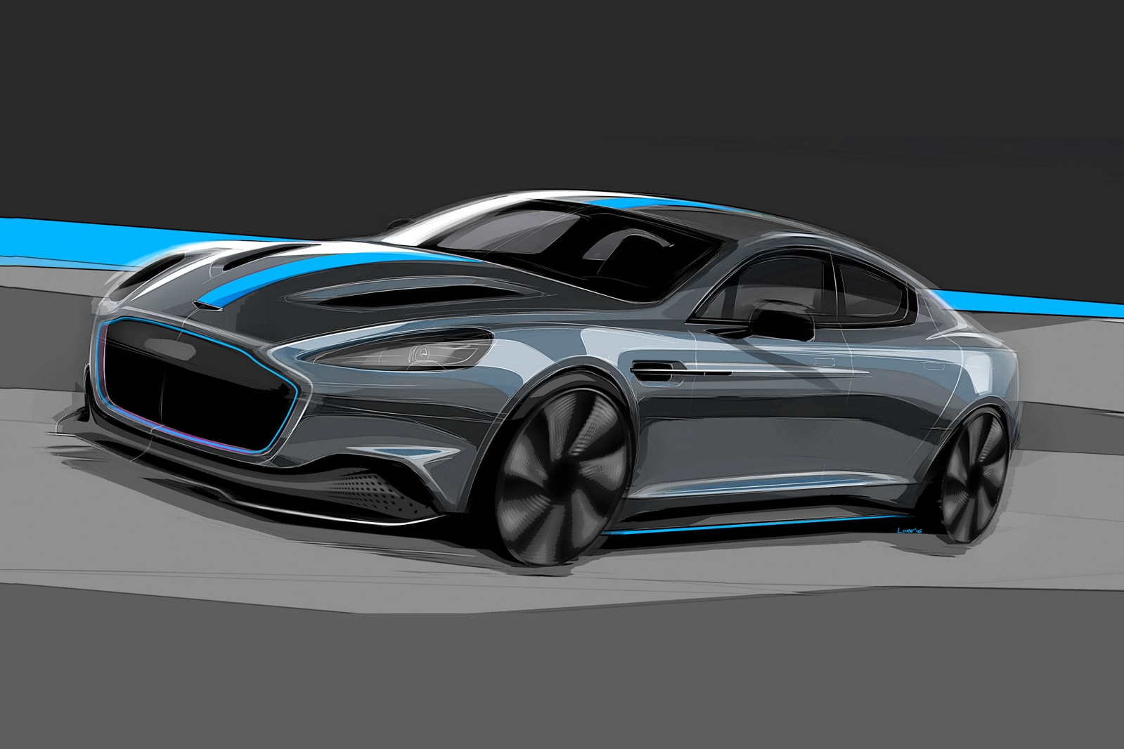 Aston Martin All-Electric Rapide