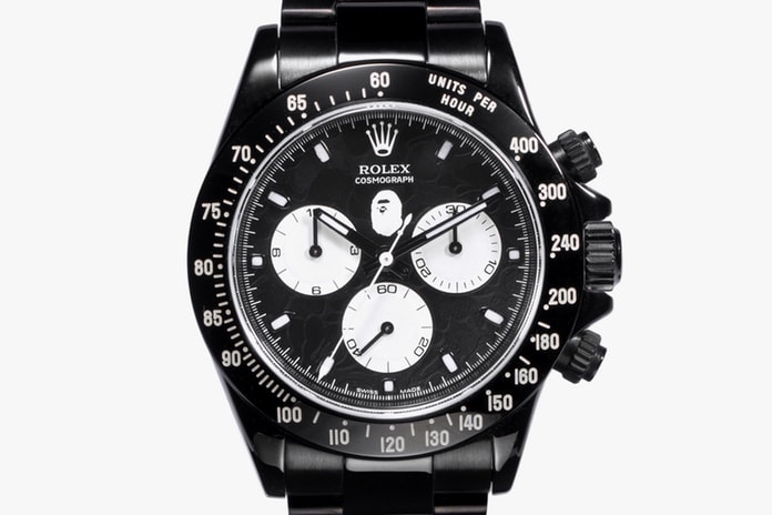 BAPE 攜手 Bamford Watch Department 打造 Rolex Daytona 及 GMT 定製腕錶