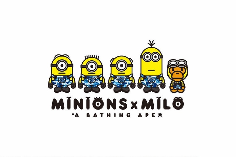 猿迷小小兵-BAPE® x MINIONS 聯乘預告發佈