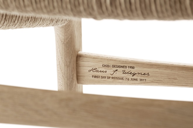 巨匠 Hans J. Wegner 名作 Carl Hansen & Søn CH23 將推出復刻