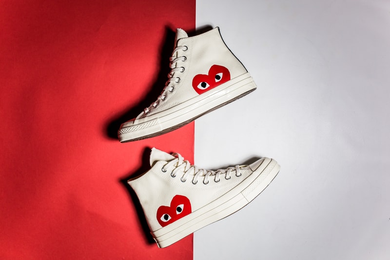 COMME des GARÇONS PLAY x Converse 2017 Chuck Taylor '70 Hi