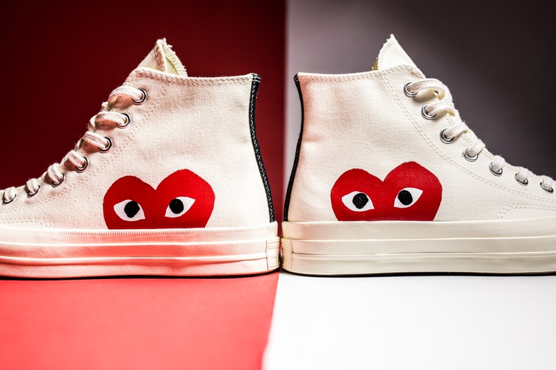 COMME des GARÇONS PLAY x Converse 2017 Chuck Taylor '70 Hi