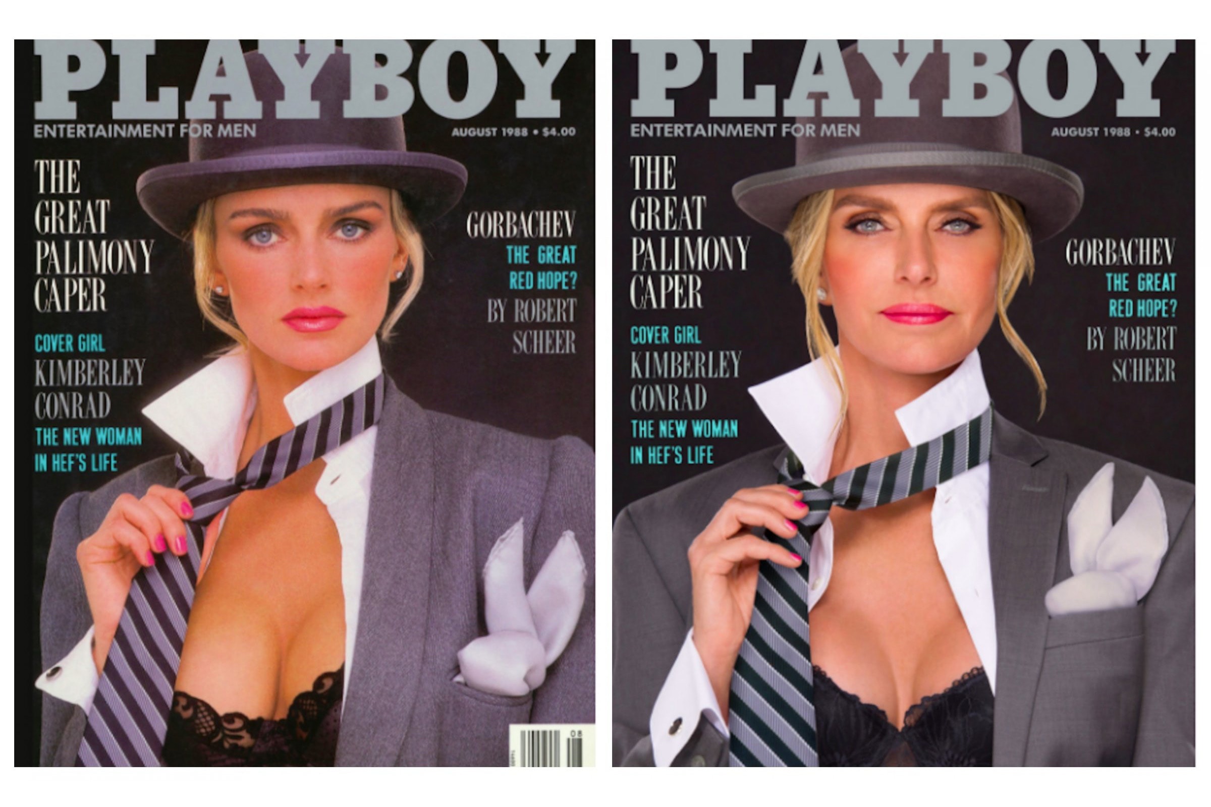 《Playboy》封面女郎重拍當年舊照