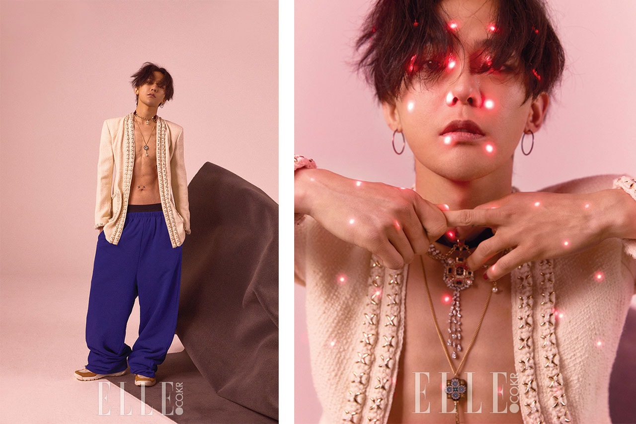 G-Dragon 登上《ELLE》韓國版 7 月號封面