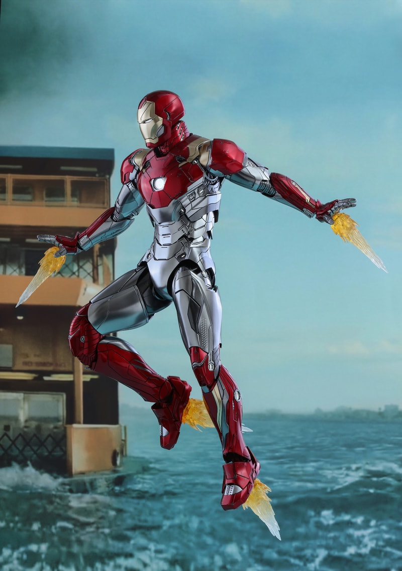 Hot Toys 製作《Spider Man：Homecoming》Iron Man 1:6 比例 Mark XLVII 合金珍藏人偶登場