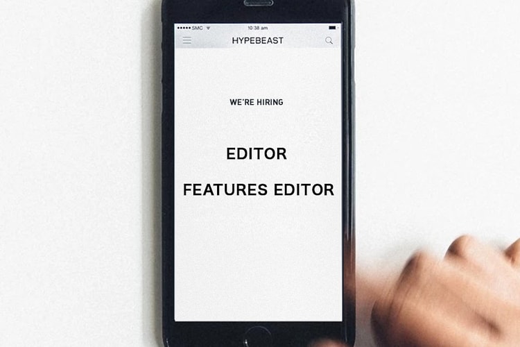 HYPEBEAST 中文版誠招香港/台灣區編輯以及專題編輯