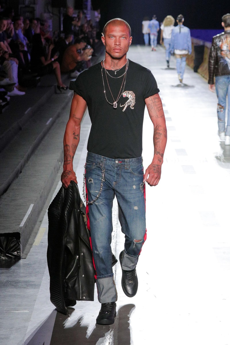 美國最帥囚犯 Jeremy Meeks 再次現身時裝展舞台