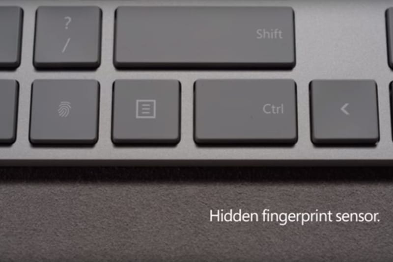 Microsoft 即將推出 Modern Keyboard 配以指紋辨識鍵