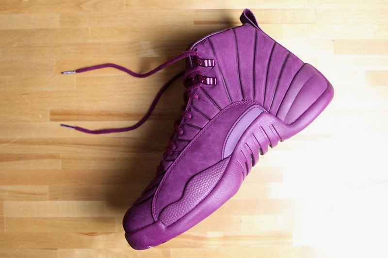 PSNY x Air Jordan 12 "Bordeaux" Closer Look