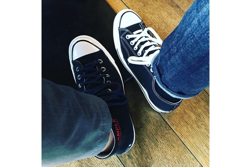 藤原浩着用 -「SAMPLE」版本的高筒 Converse Converse Chuck Taylor All Star '70