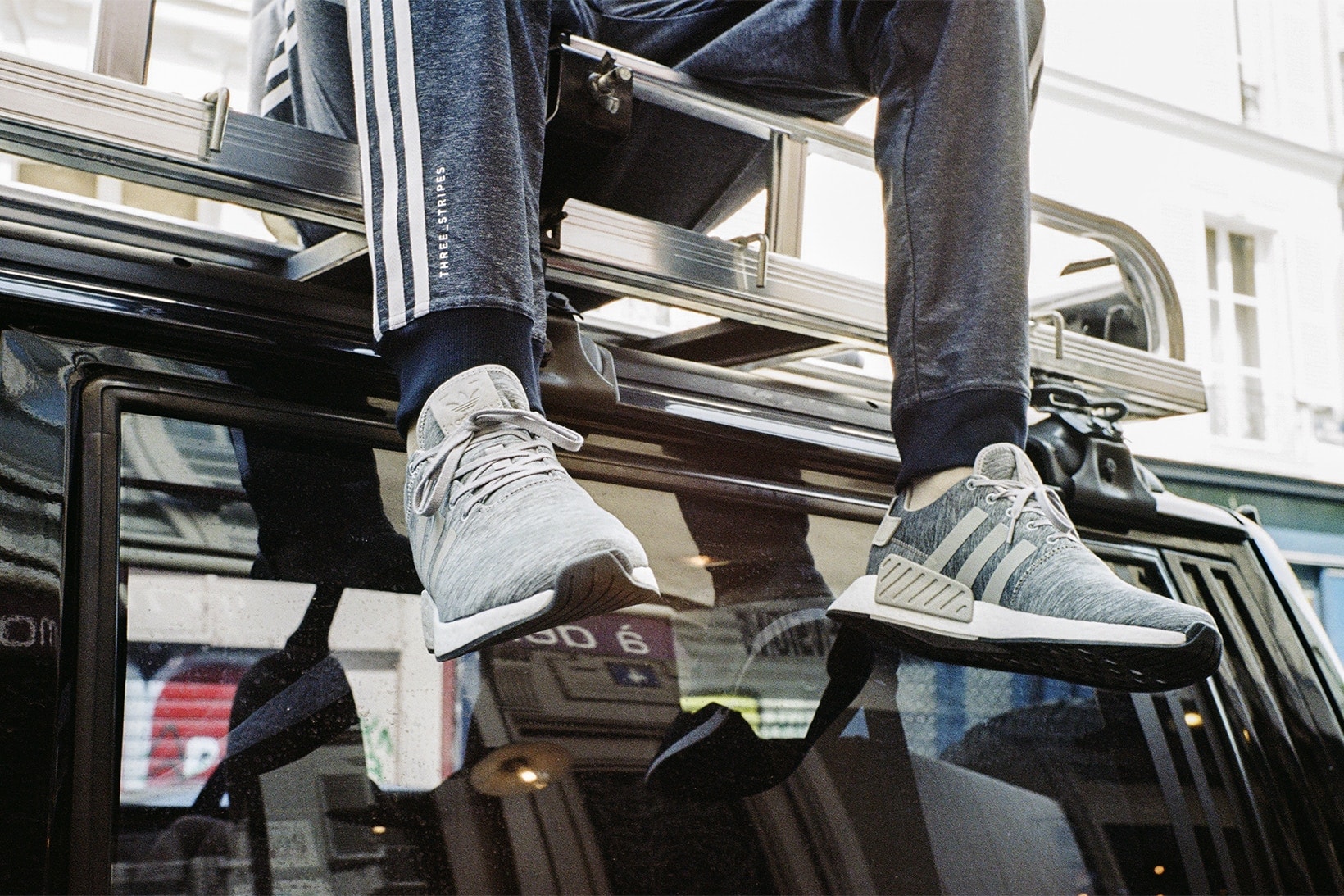 Sneakersnstuff adidas Originals NMD R2 "Grey Melange" Pack