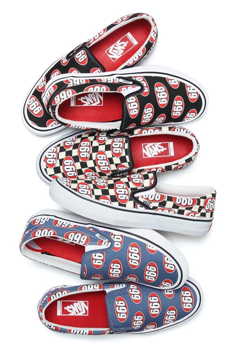 Supreme x Vans 再度聯乘推出「666」Slip-on 鞋款
