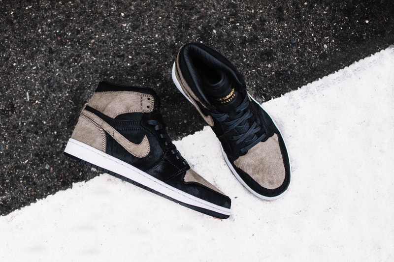 Air Jordan 1 "Shadow" Pony Hair by The Shoe Surgeon