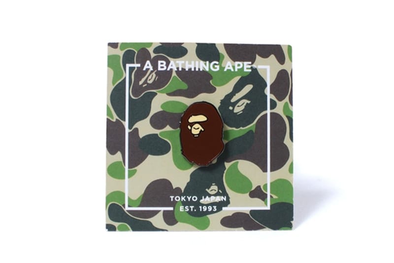BAPE x Pintrill 猿顏襟針