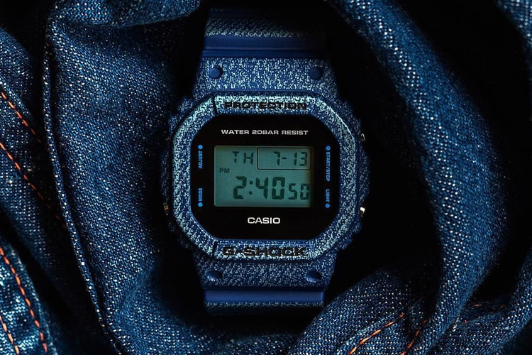 G-Shock Denim’D Color 系列丹寧物料「注入」