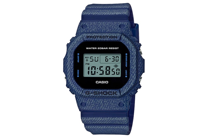 G-Shock Denim’D Color 系列丹寧物料「注入」