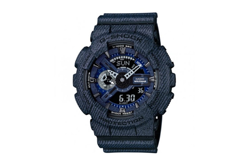 G-Shock Denim’D Color 系列丹寧物料「注入」