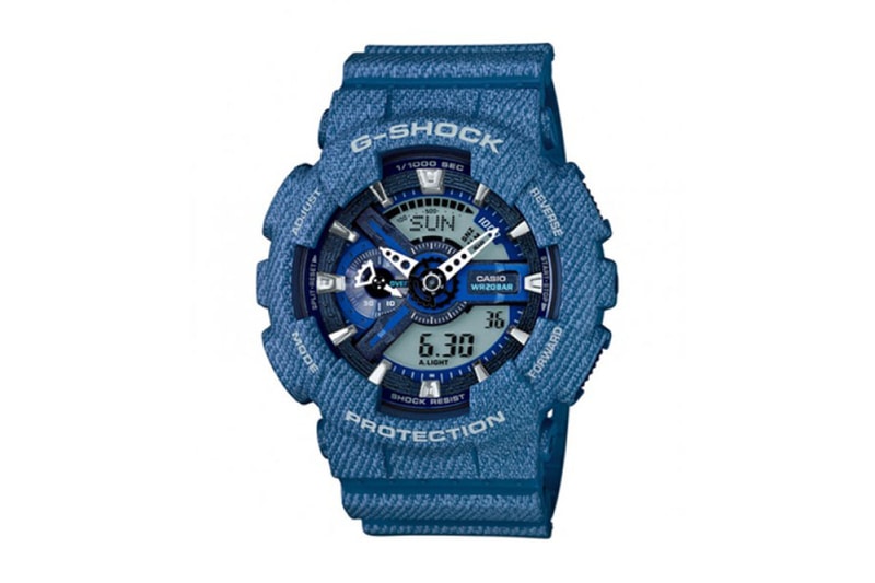 G-Shock Denim’D Color 系列丹寧物料「注入」