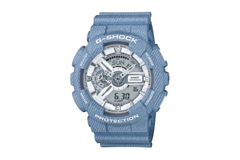 G-Shock Denim’D Color 系列丹寧物料「注入」