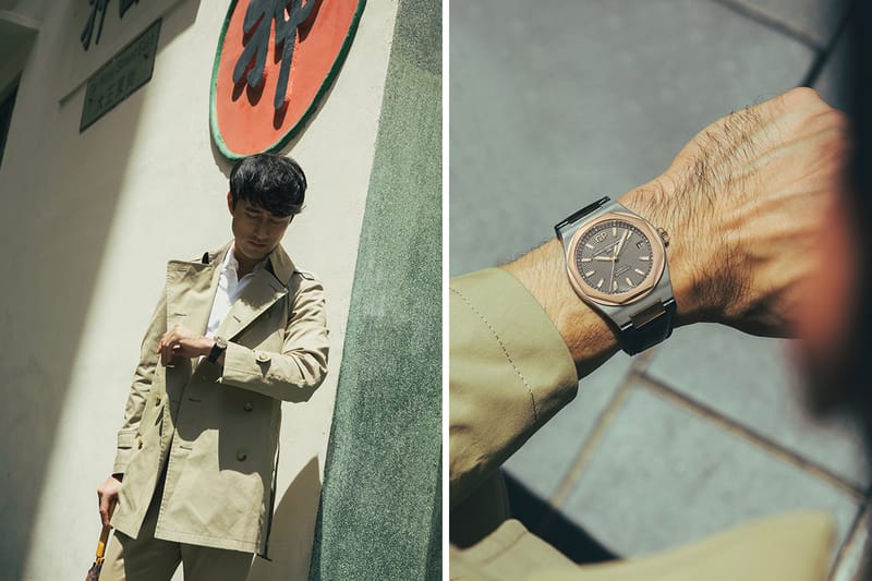 Girard-Perregaux 芝柏表以香港為背景打造 Laureato 系列造型照