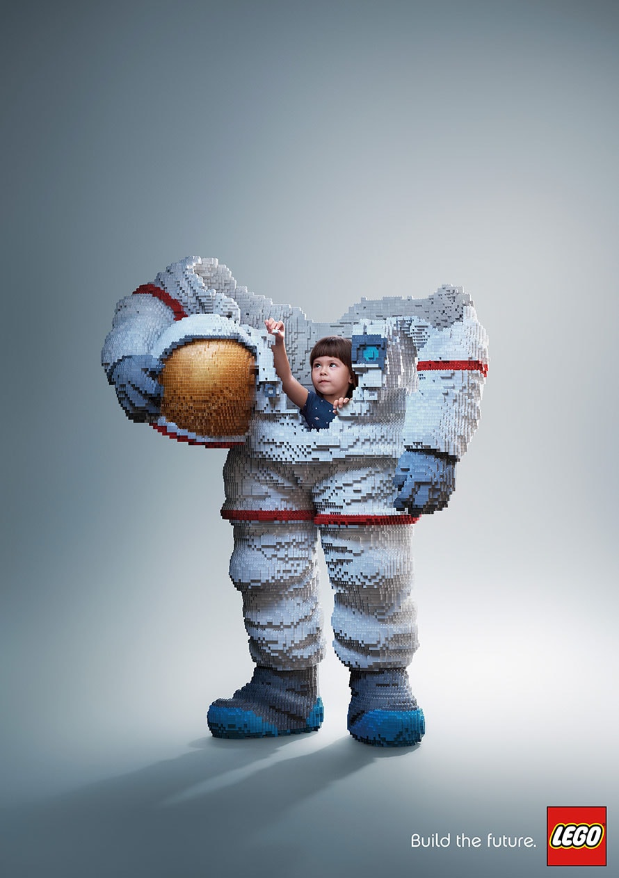 奧美廣告公司打造 Lego 創意平面廣告