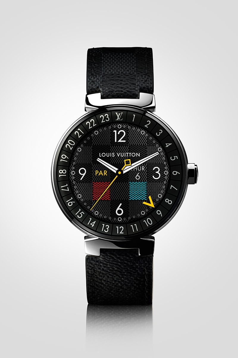 Louis Vuitton 首枚高端智能腕錶系列 Tambour Horizon，配備多項與旅行相關的貼心功能。