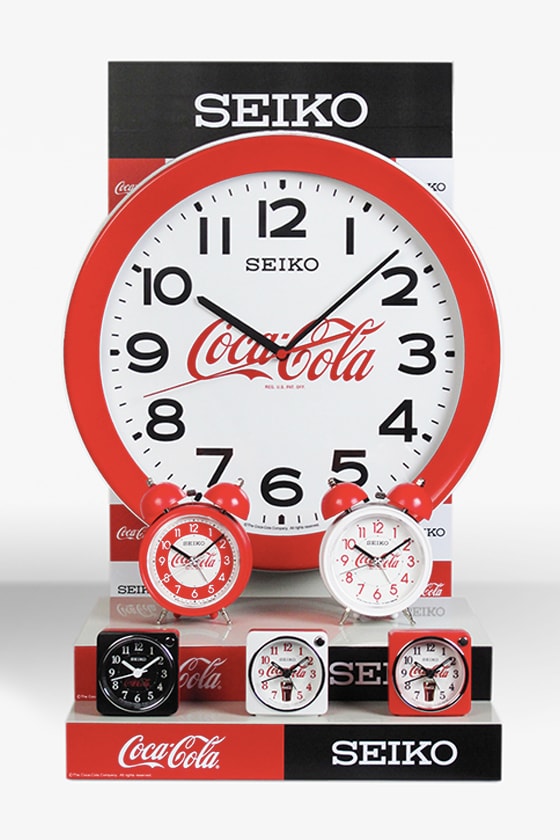 Seiko x Coca-Cola 源自 1960 年代靈感的復刻掛牆時鐘