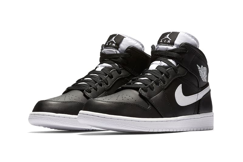 Air Jordan 1 Mid 推出全新黑白配色