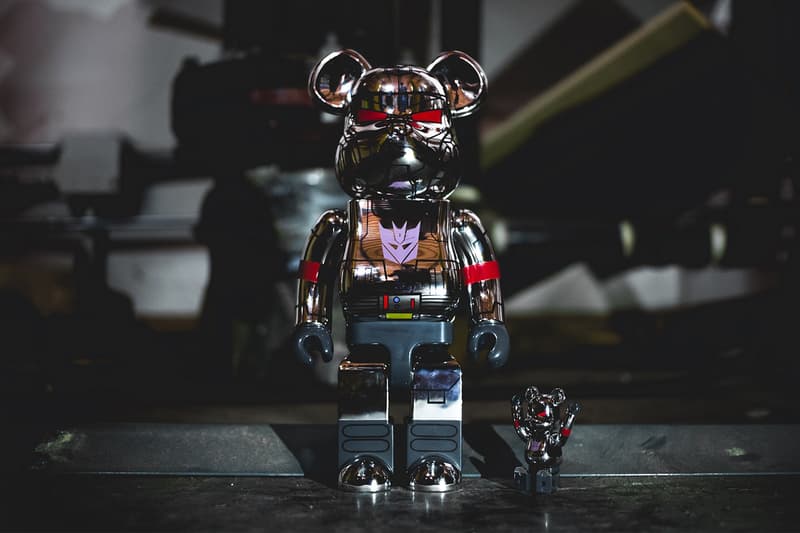 BAIT & Medicom Toy 'Transformers' Megatron BEARBRICK