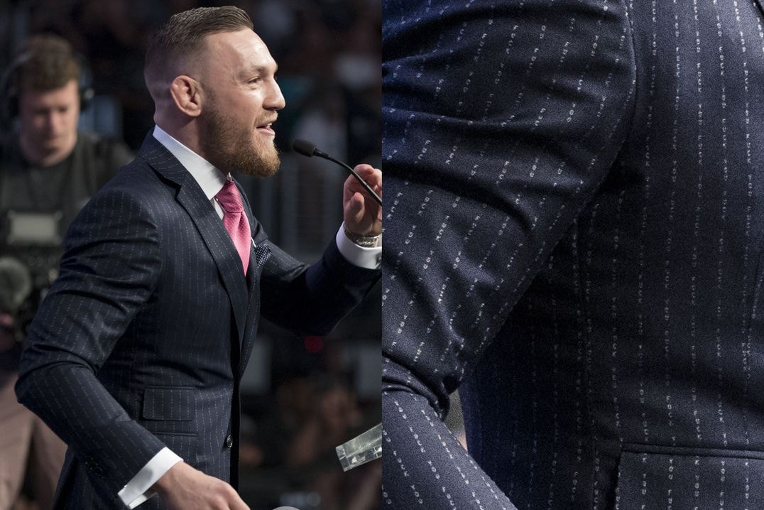 Conor McGregor “Fuck You” Pinstripe Suit How to Buy