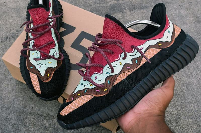 YEEZY Boost 350 V2 "Ice Cream" Custom