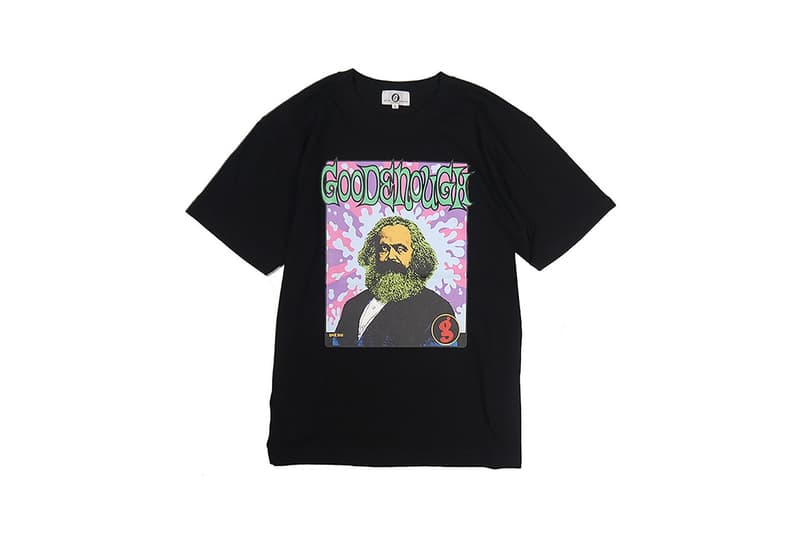 Hiroshi Fujiwara's GOODENOUGH Label Unveils a Pair Of "Karl Marx on Acid" Shirts