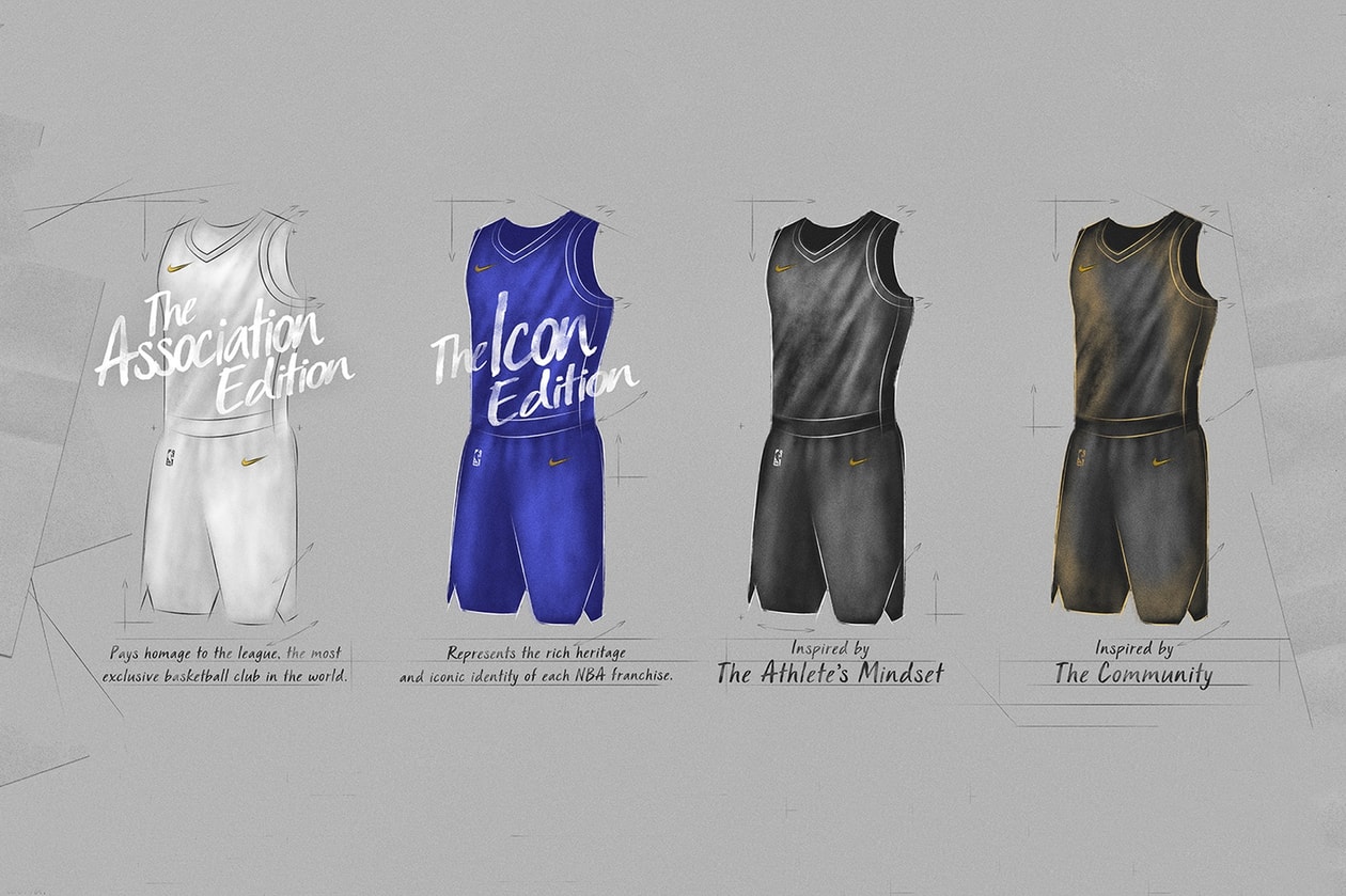 Nike 釋出即將採用的全新 NBA 球衣