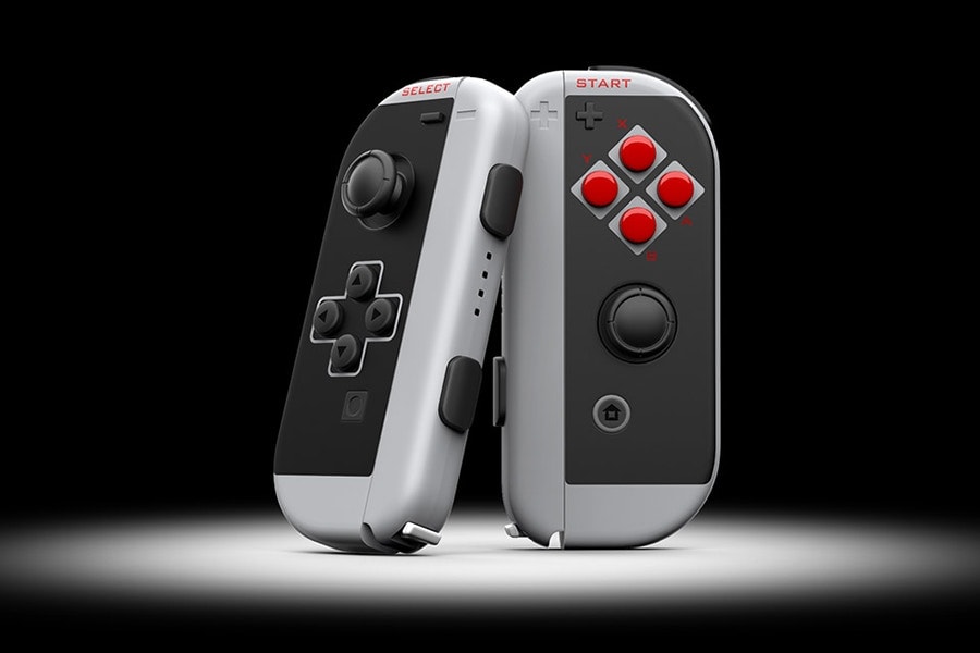 NES-Inspired Nintendo Switch Controllers