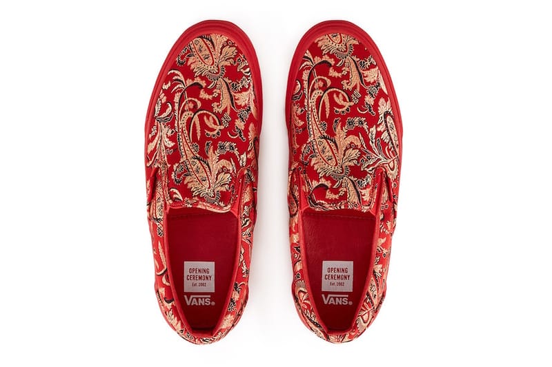 Opening Ceremony x Vans 聯乘 Slip-On「旗袍」系列第二波