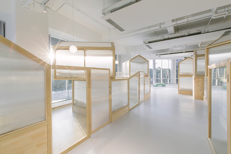 將膠囊酒店打造成露營小屋之「一起一起」