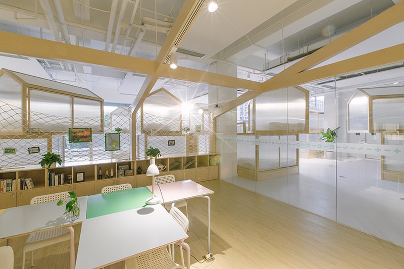 將膠囊酒店打造成露營小屋之「一起一起」