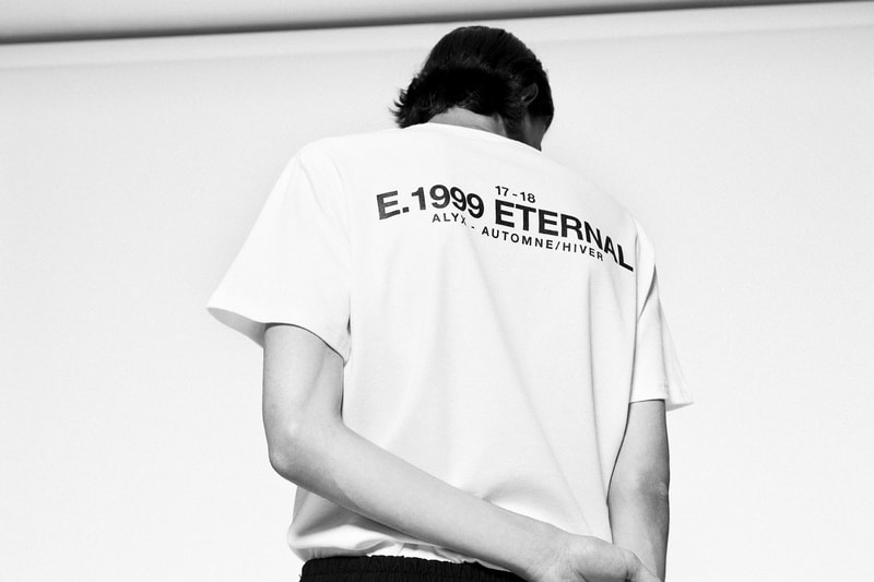 ALYX Mens 2017 Fall Winter E. 1999 Eternal