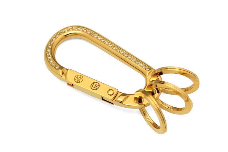 奢華之終極-IVXLCDM x uniform experiment 定價 200 萬日圓 18K 金鑽匙扣