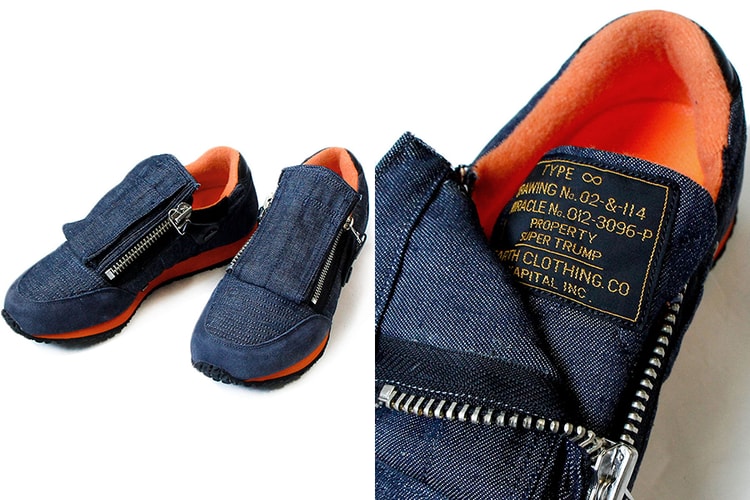 軍褸之變奏 - Kapital 丹寧版 MA-1 球鞋